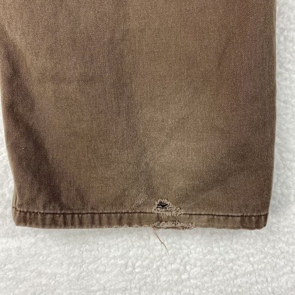 Vintage Tony Hawk Cargo Skater Pants Y2K Size 34x32 Brown Skateboarding Grunge - Picture 8 of 16